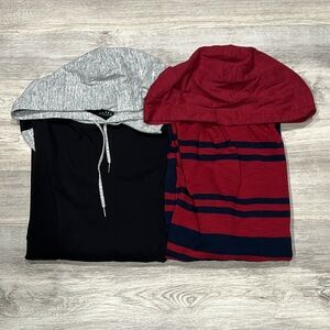 Men's Aeropostale Lightweight Hooded Shirt 2-Pack